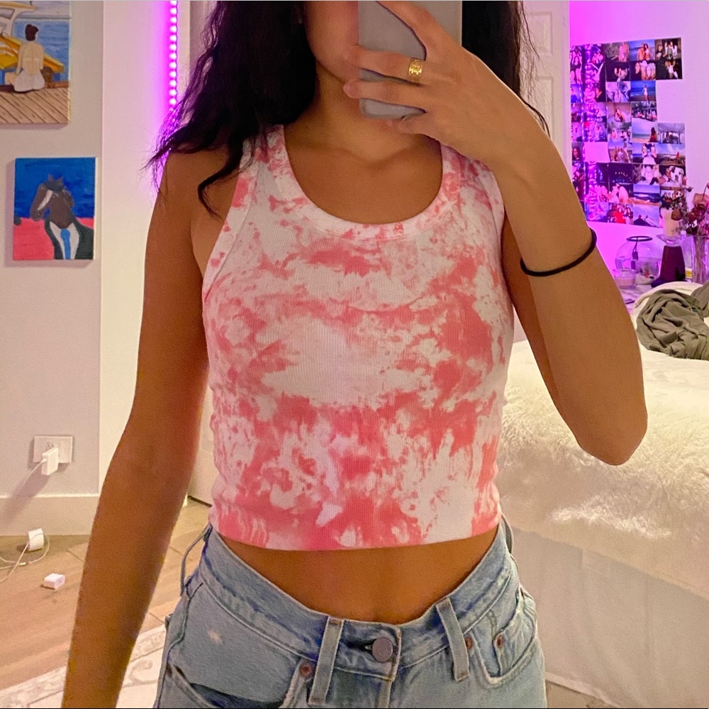 Brand new tie dye tank tops! Comes in any color! - Picture 3 of 5